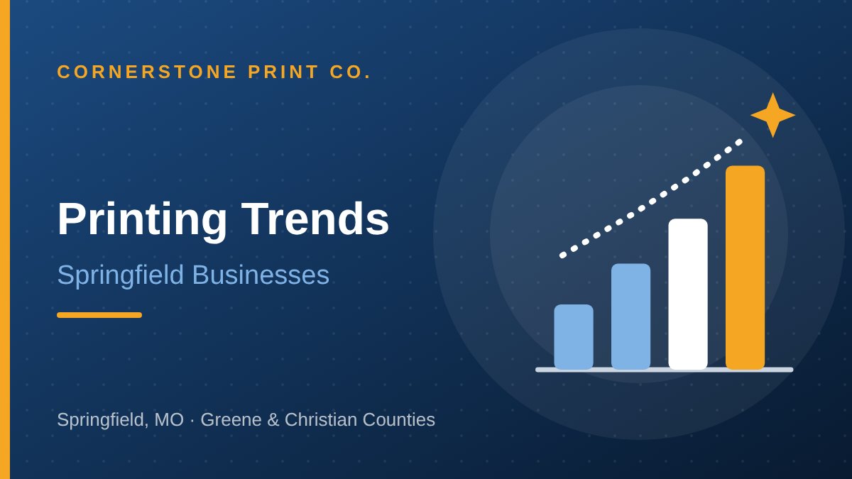 Printing & Signage Trends Springfield — Cornerstone Print Co. Springfield MO